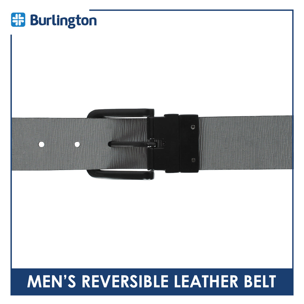 Burlington Men's Reversible Genuine Leather Belt 1 piece JMLR612