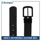 Burlington Men's Reversible Genuine Leather Belt 1 piece JMLR612