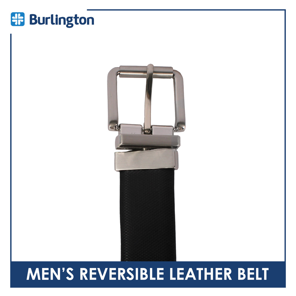 Burlington Men's Reversible Genuine Leather Belt 1 piece JMLR613