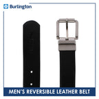 Burlington Men's Reversible Genuine Leather Belt 1 piece JMLR613