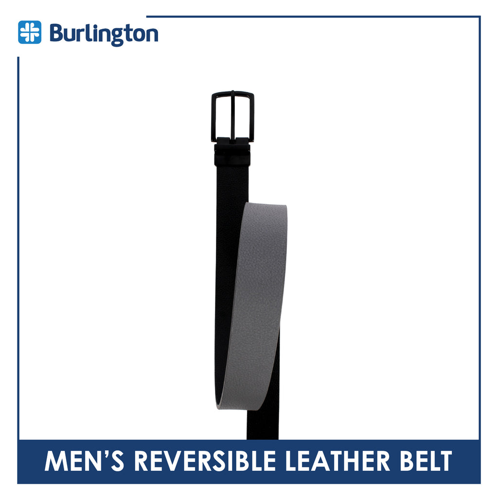 Burlington Men's Reversible Genuine Leather Belt 1 piece JMLR615