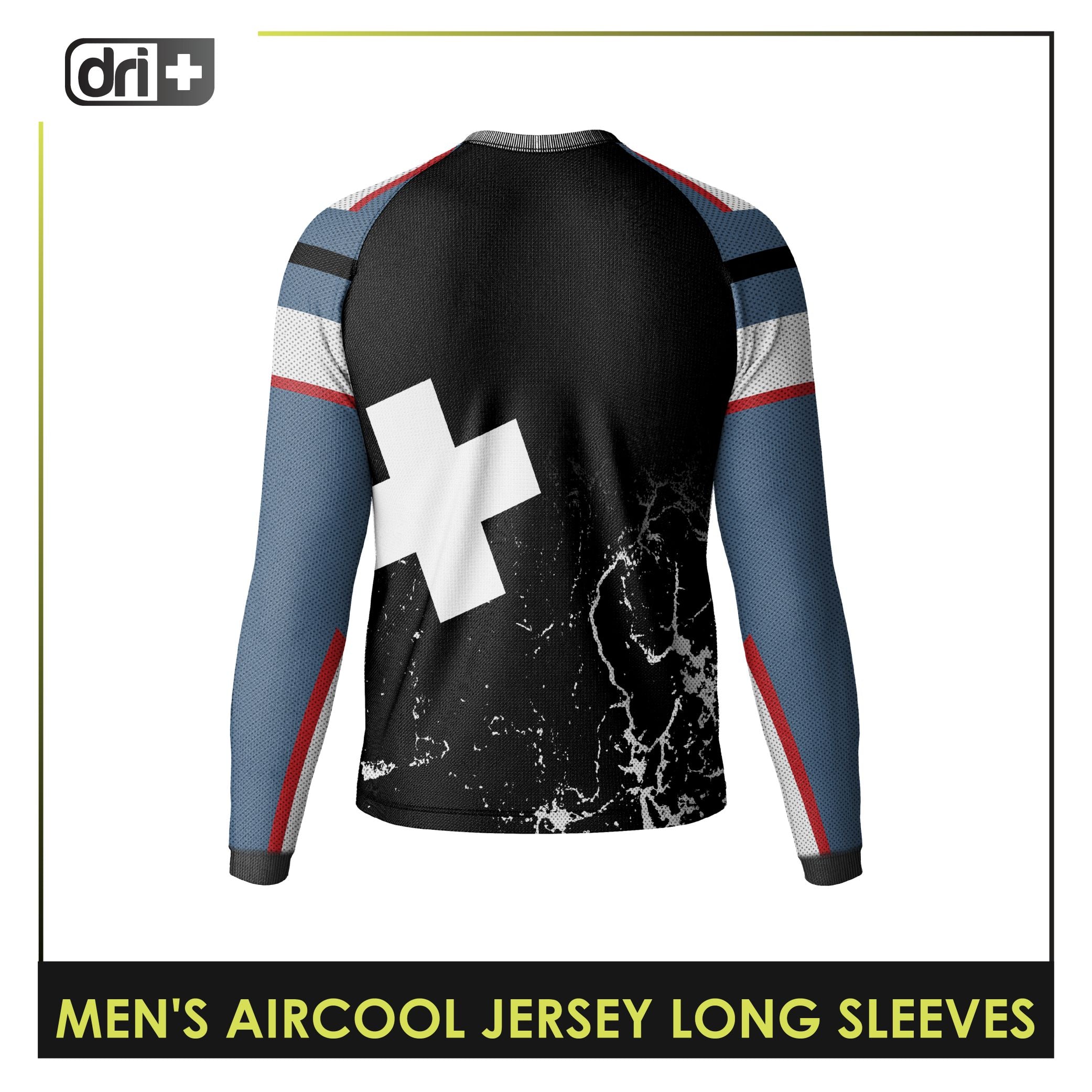 Dri Plus Men's Aircool Jersey Long Sleeves 1 piece DMSSJR532