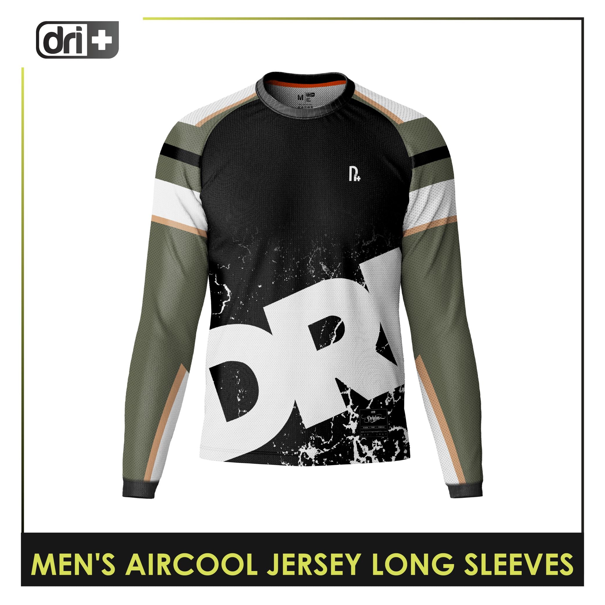 Dri Plus Men's Aircool Jersey Long Sleeves 1 piece DMSSJR532