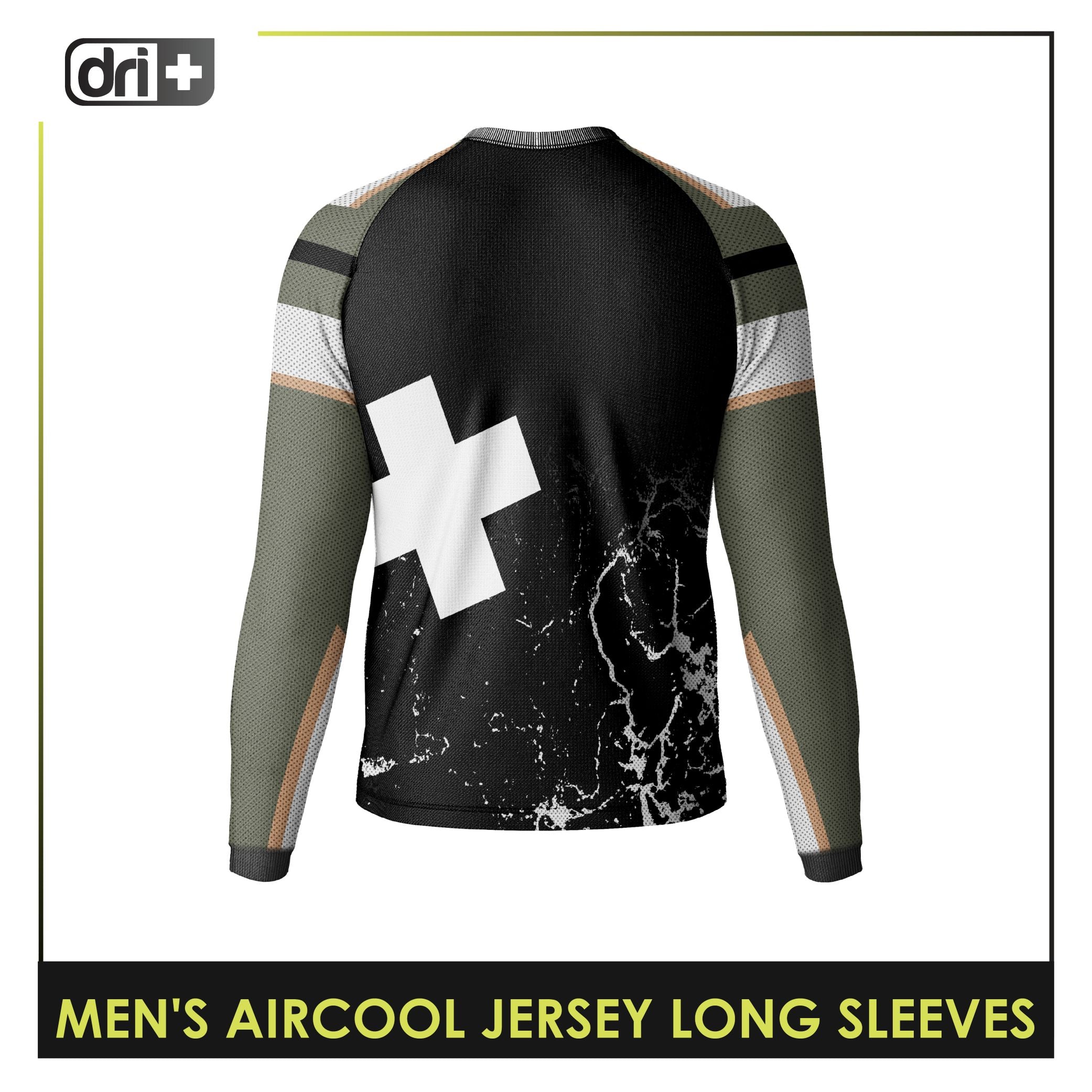 Dri Plus Men's Aircool Jersey Long Sleeves 1 piece DMSSJR532