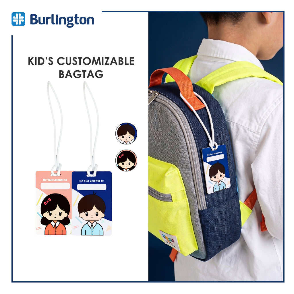 Burlington Kid’s Customizable Bag Tag 1 piece BTONFREE