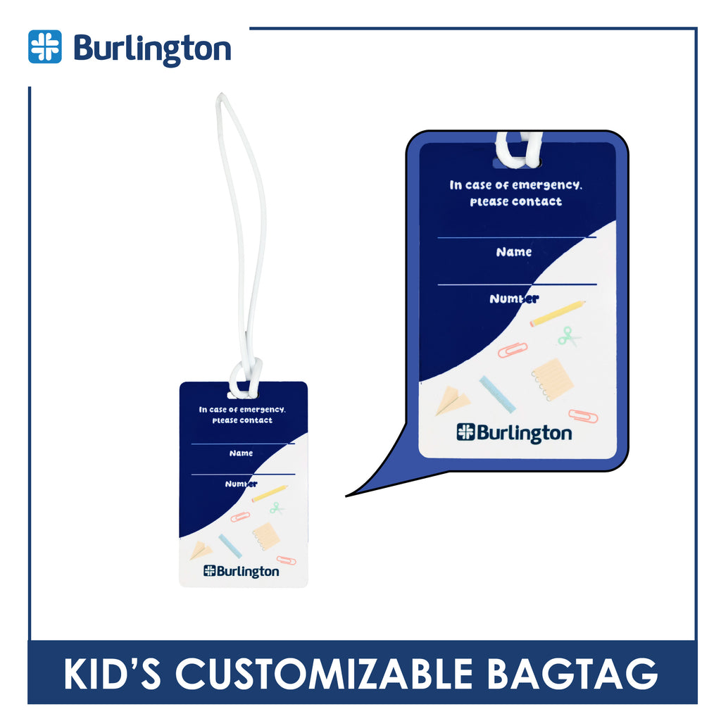 Burlington Kid’s Customizable Bag Tag 1 piece BTONFREE