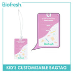 Biofresh Kid’s Customizable Bag Tag 1 piece BIOFREE