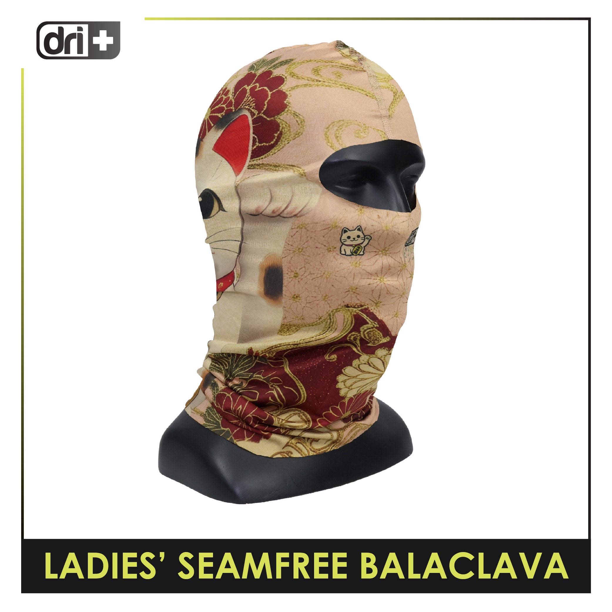 Dri Plus Ladies’ Doripurasu Seamfree Washable Moisture Wicking Balaclava 1 piece DULBS611