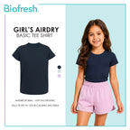 Biofresh Active Kids Girls AirDry Basic Tee Shirt 1 piece MUGSR611