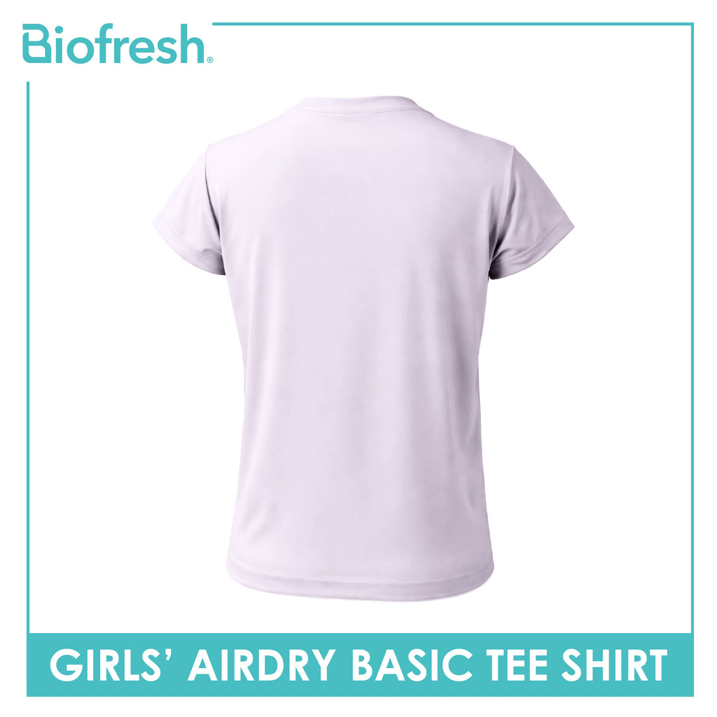Biofresh Active Kids Girls AirDry Basic Tee Shirt 1 piece MUGSR611