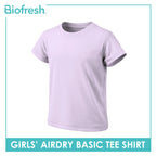 Biofresh Active Kids Girls AirDry Basic Tee Shirt 1 piece MUGSR611