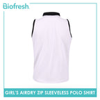 Biofresh Active Kids Girls AirDry Zip Sleeveless Polo Shirt 1 piece MUGSS611