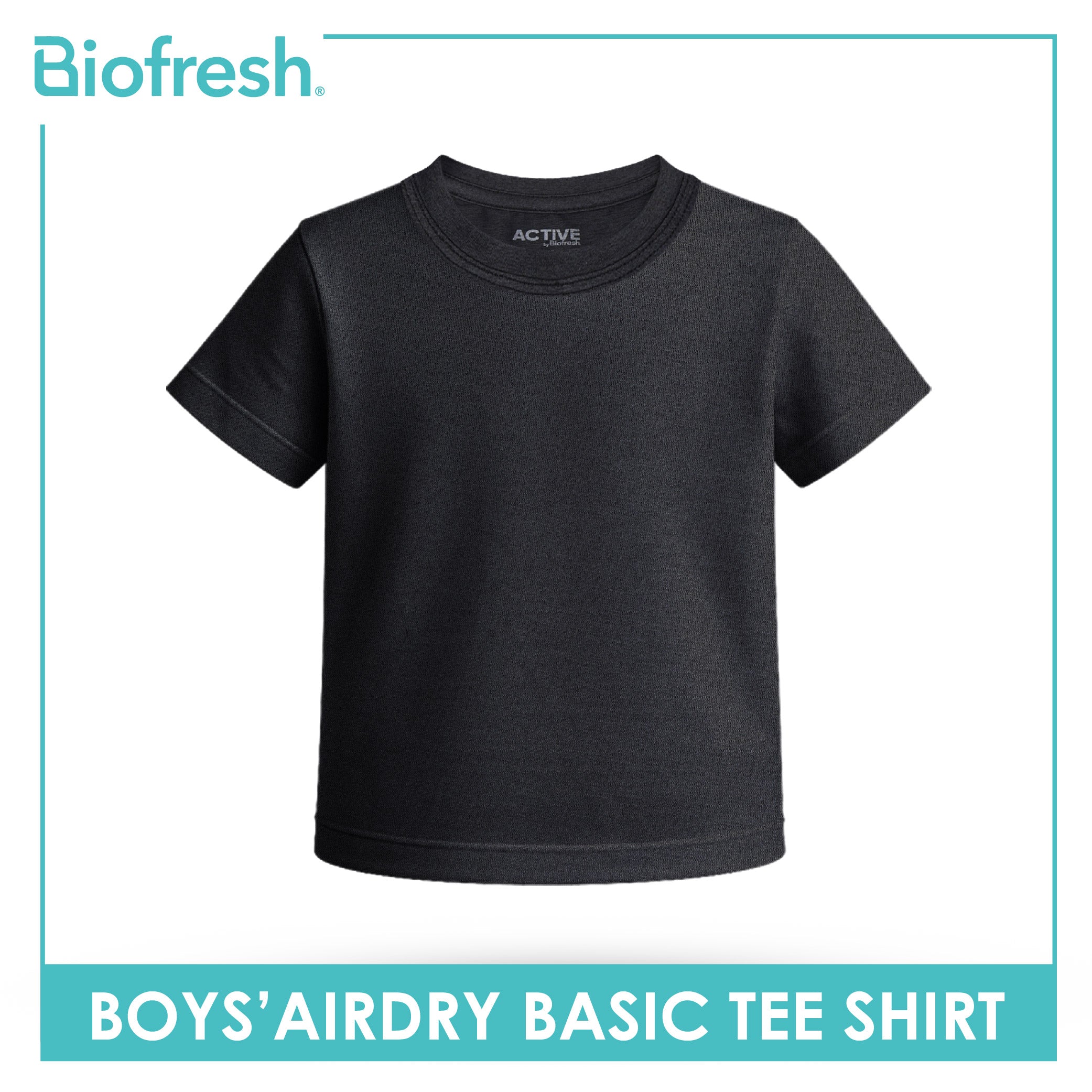 Biofresh Active Kids Boys AirDry Basic Tee Shirt 1 piece MUBSR611