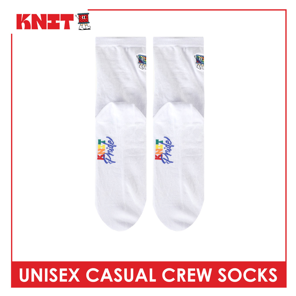 Knit | Pride Month Unisex Cotton Embroidered Thin Casual Crew Socks 1 pair KMCE621