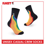 Knit | Pride Month Unisex Cotton Embroidered Thin Casual Crew Socks 1 pair KMCE621