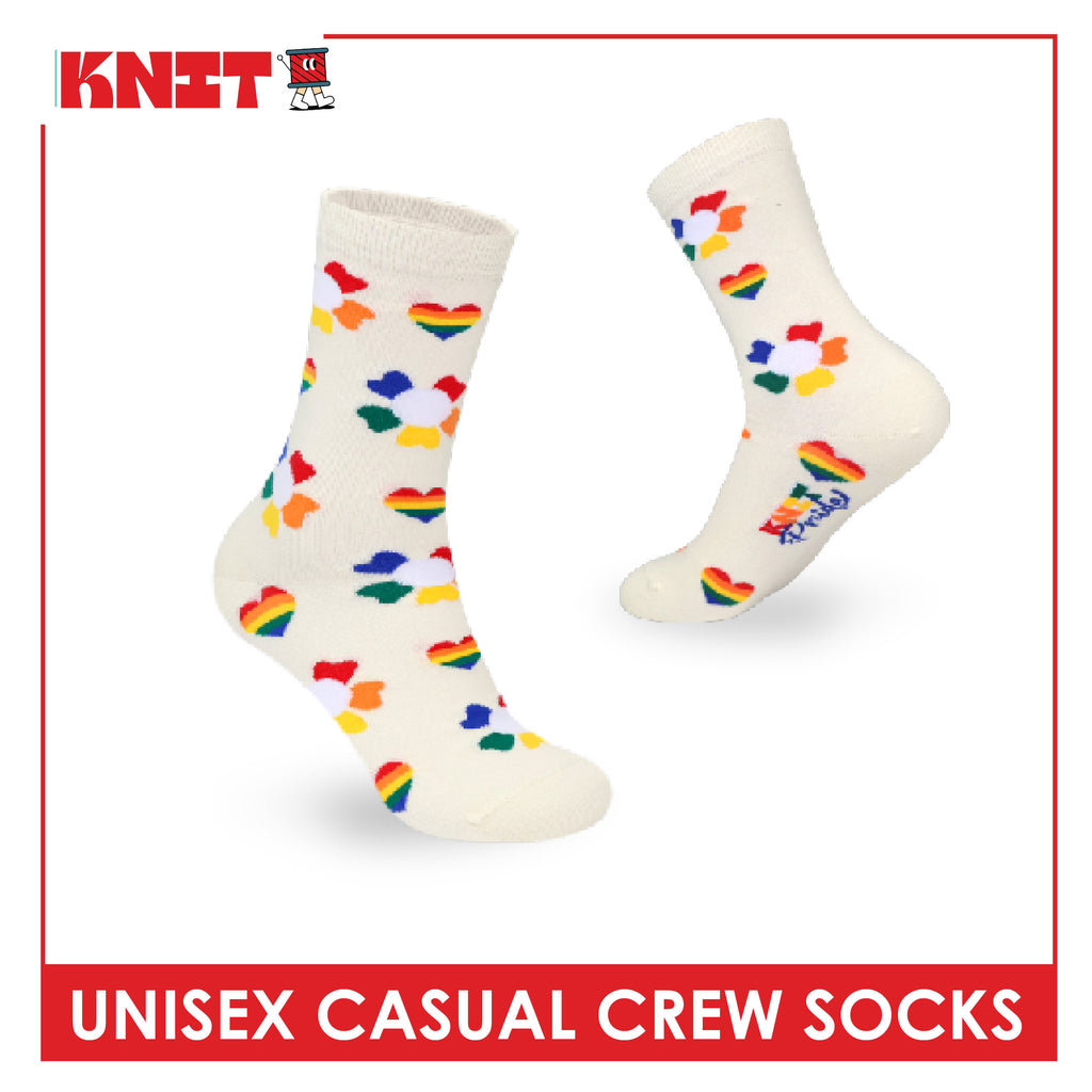 Knit | Pride Month Unisex Cotton Thin Casual Crew Socks 1 pair KMC621
