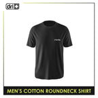 Dri Plus Men’s Doripurasu Anti-Odor Sweat Wicking Cotton Roundneck Shirt 1 piece DUMSRC616