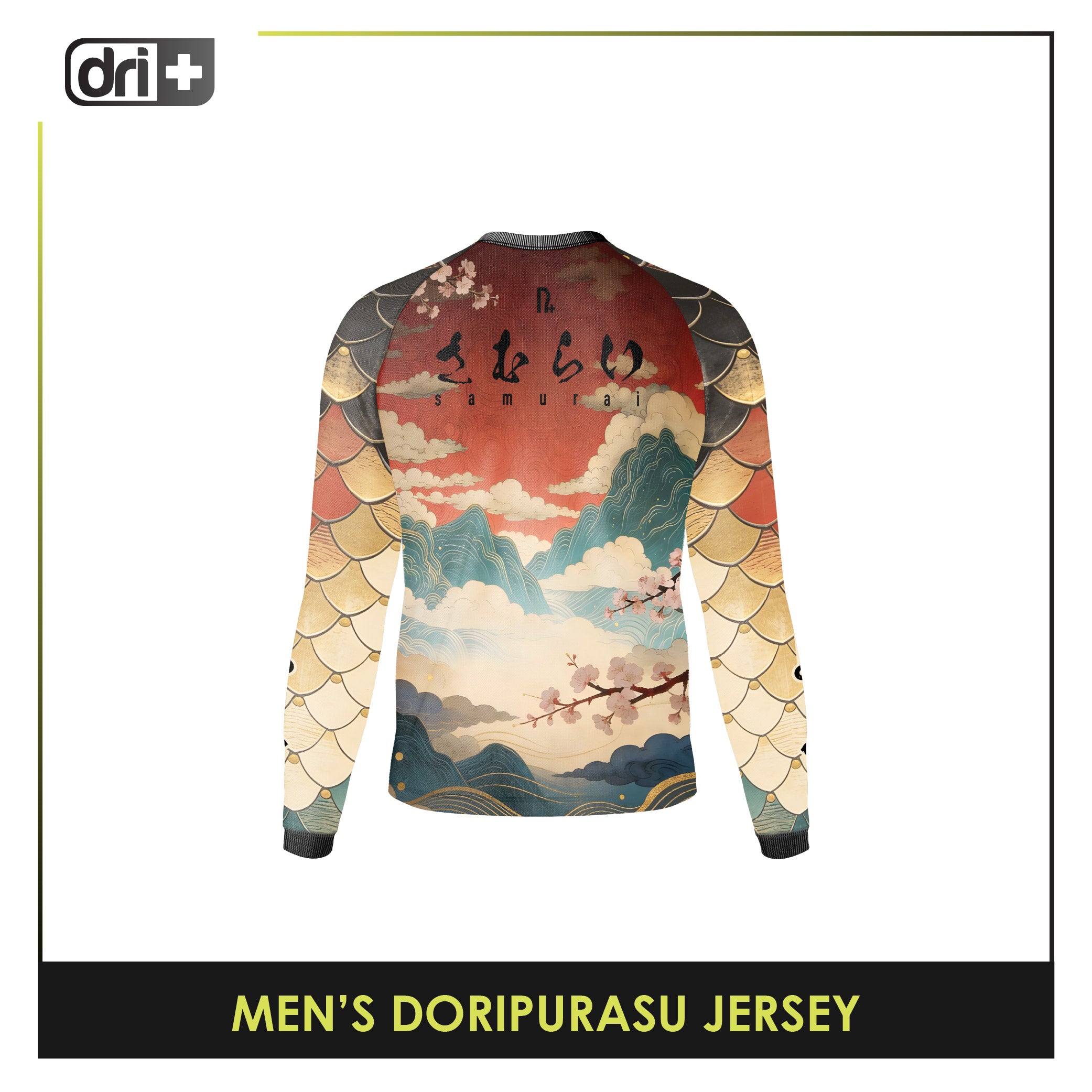 Dri Plus Men's Doripurasu Motorcycle Jersey Long Sleeve 1 piece DUMSRL611