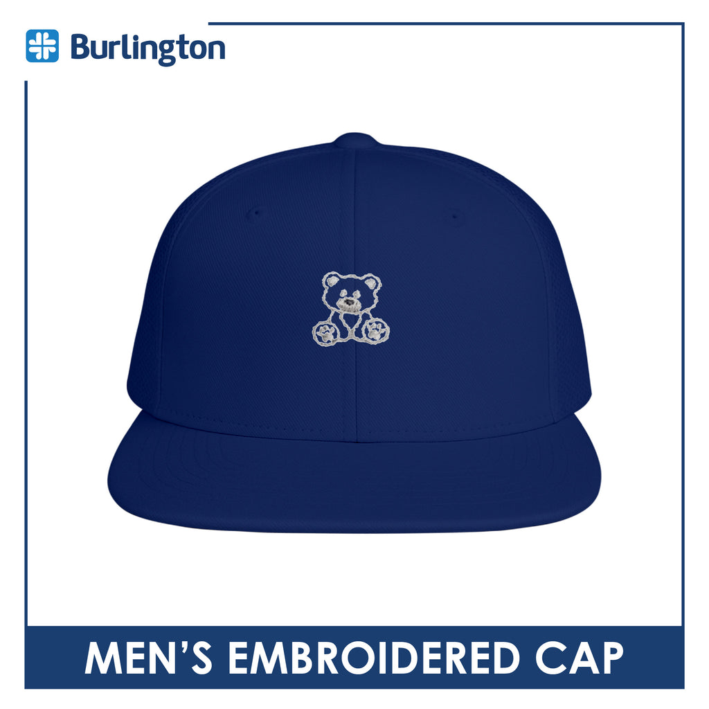 Burlington Men’s Embroidered Bearlington Collection Trucker Cap 1pc TBMECAP1