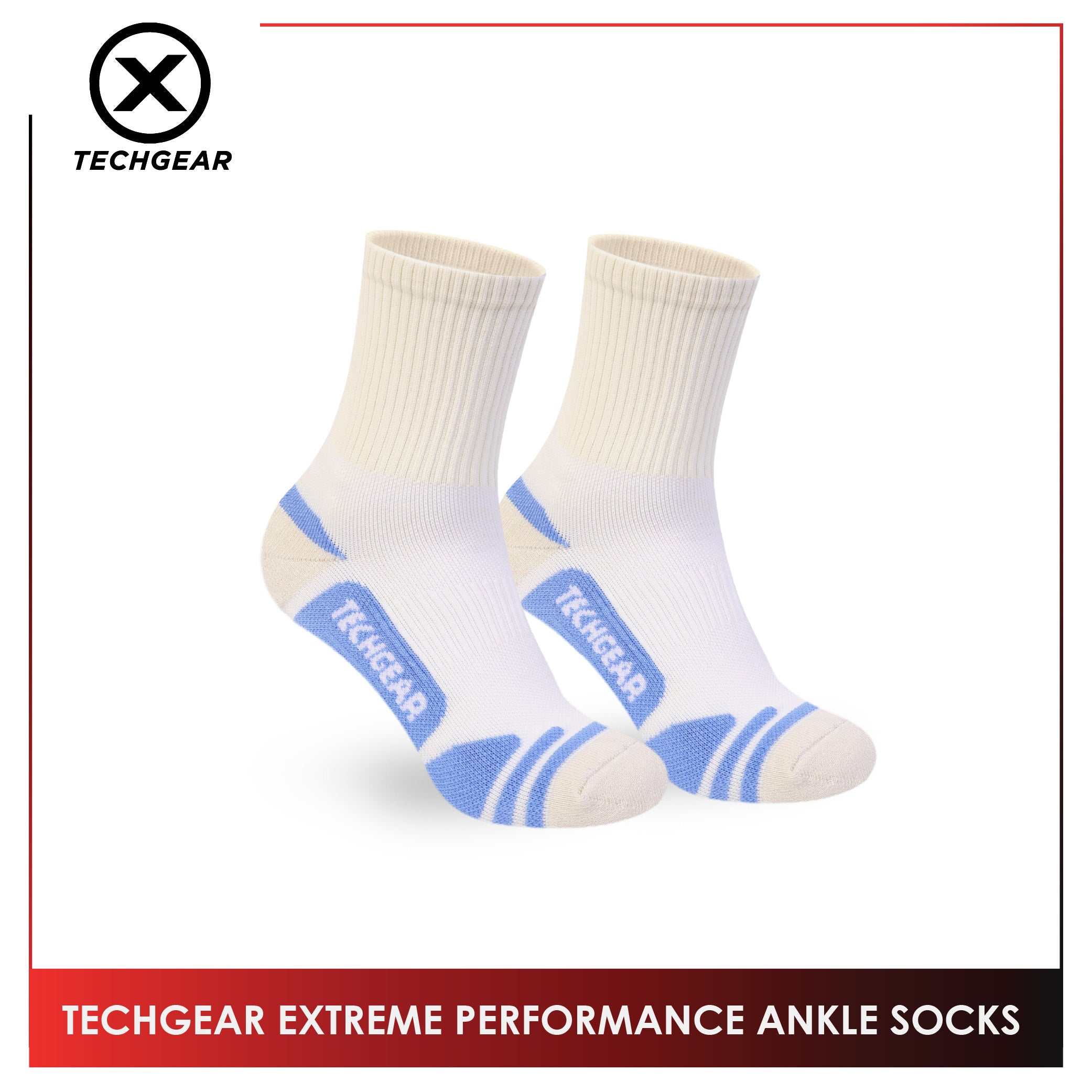 Burlington Ladies’ Techgear Extreme Performance Ankle Socks 1 pair TGLX611