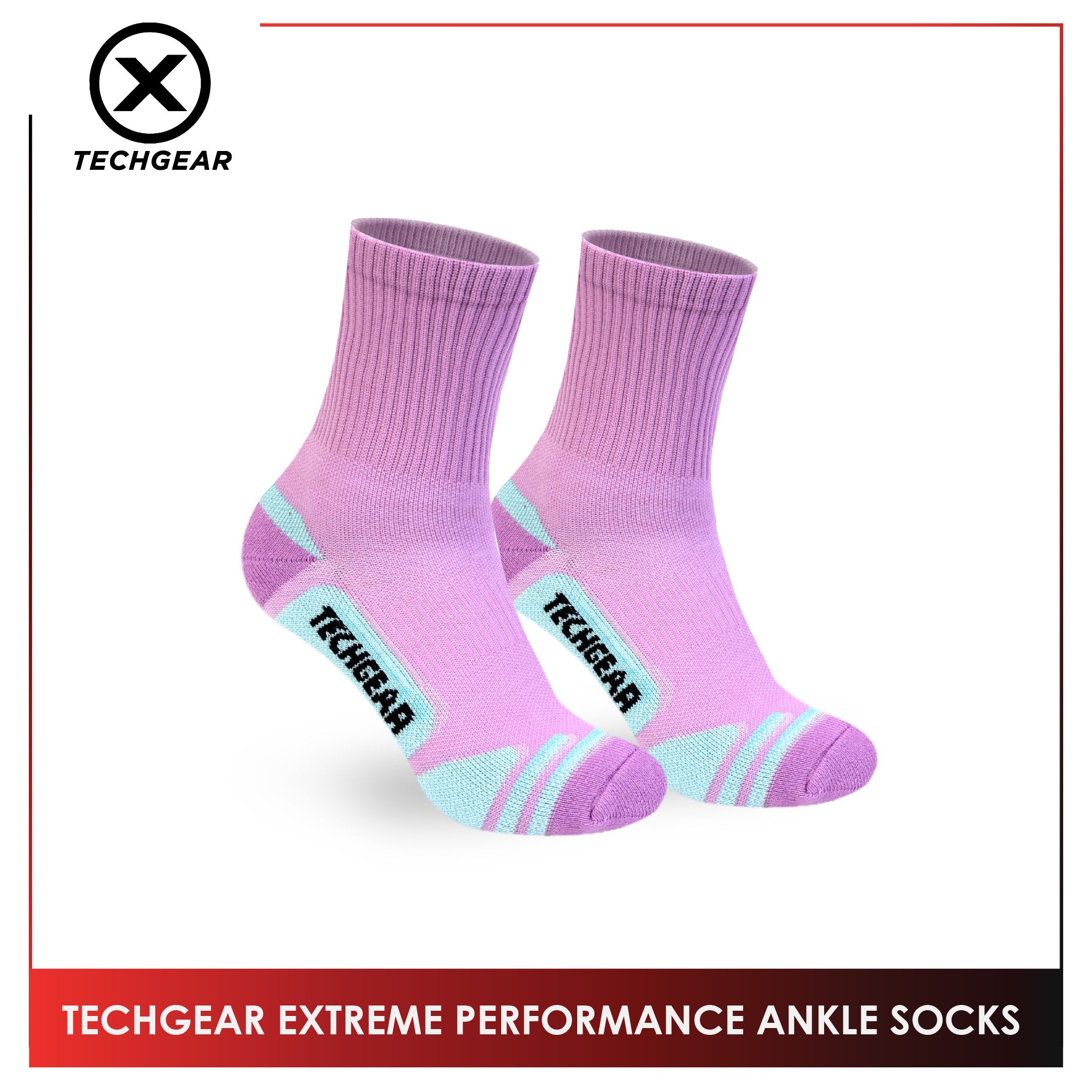 Burlington Ladies’ Techgear Extreme Performance Ankle Socks 1 pair TGLX611