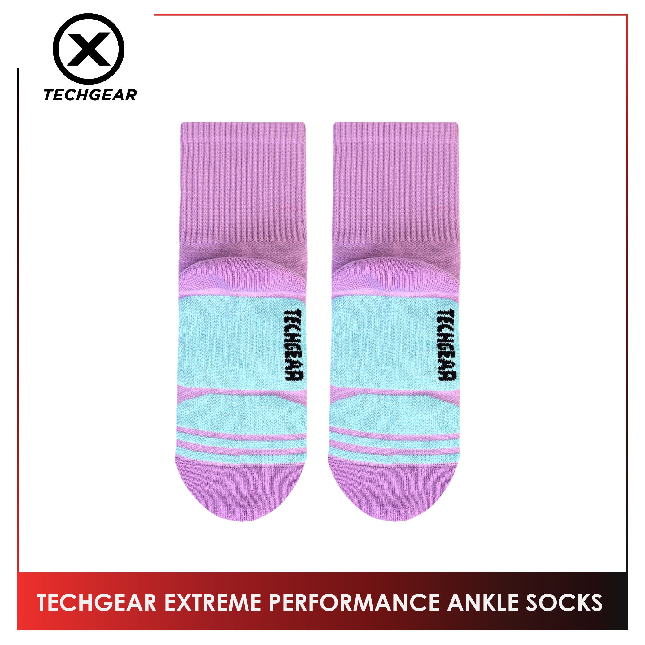 Burlington Ladies’ Techgear Extreme Performance Ankle Socks 1 pair TGLX611