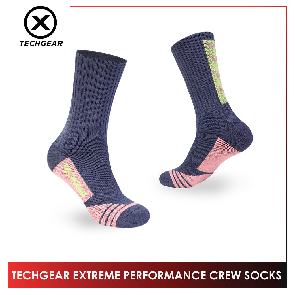 Burlington Men’s Techgear Extreme Performance Crew Socks 1 pair TGMX612