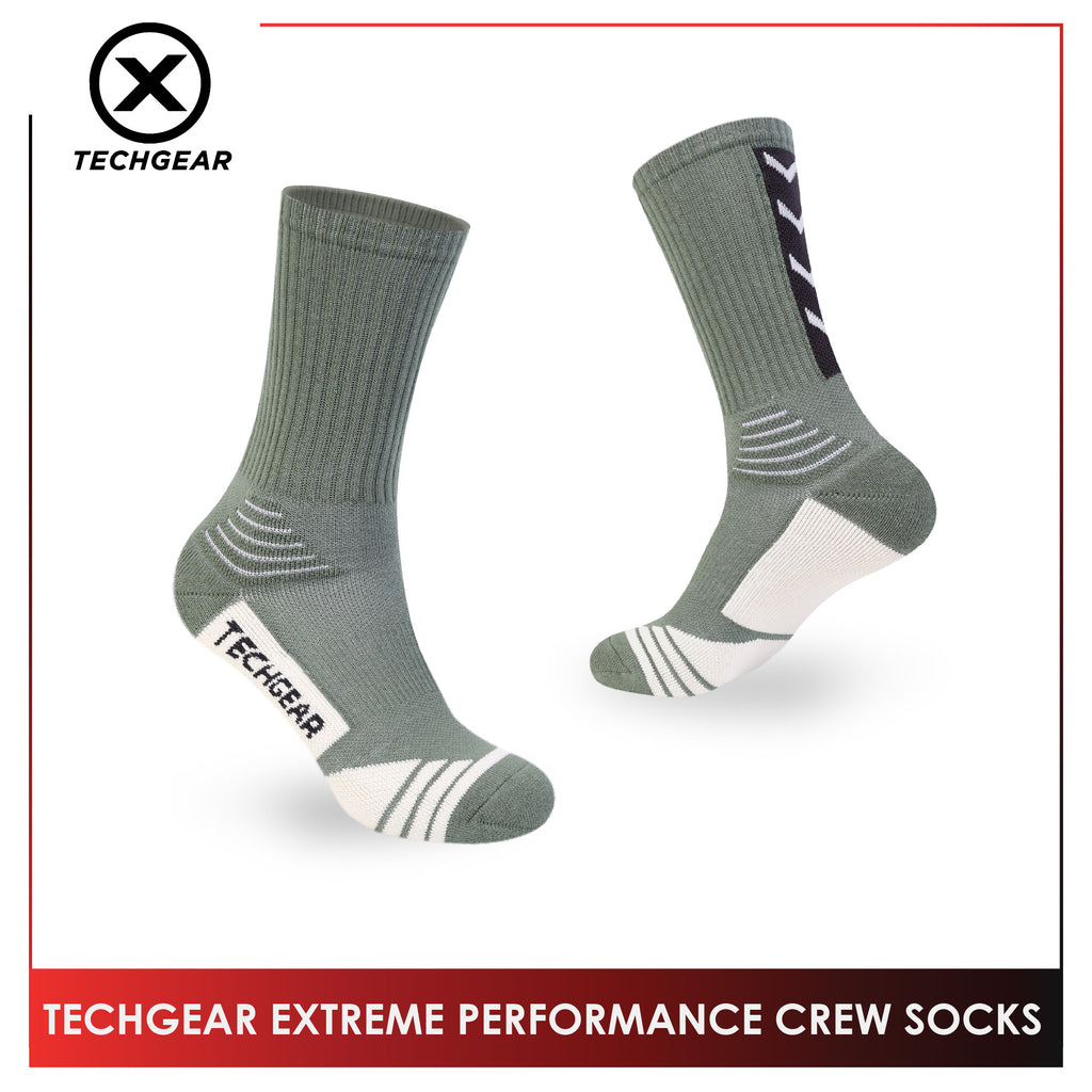 Burlington Men’s Techgear Extreme Performance Crew Socks 1 pair TGMX612