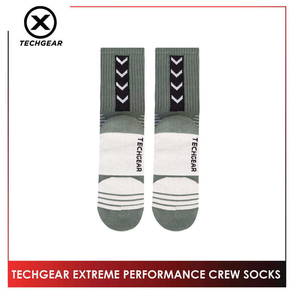 Burlington Men’s Techgear Extreme Performance Crew Socks 1 pair TGMX612