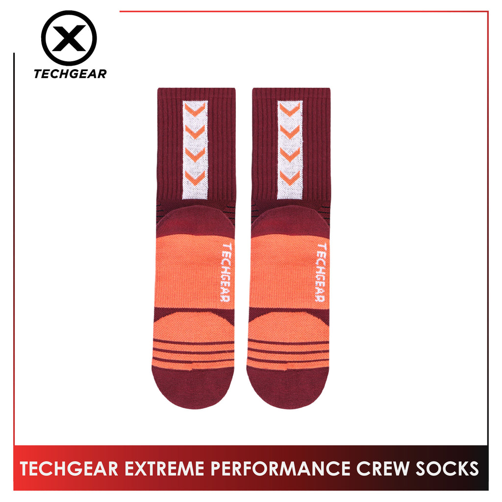 Burlington Men’s Techgear Extreme Performance Crew Socks 1 pair TGMX612