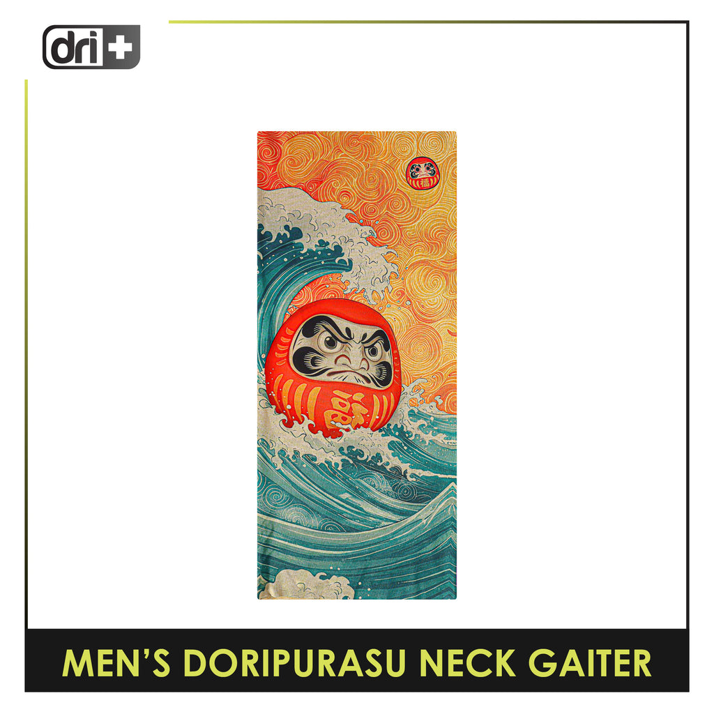 Dri Plus Men's Doripurasu Washable Multi-Functional Moisture Wicking Neck Gaiter 1 piece DUMN611