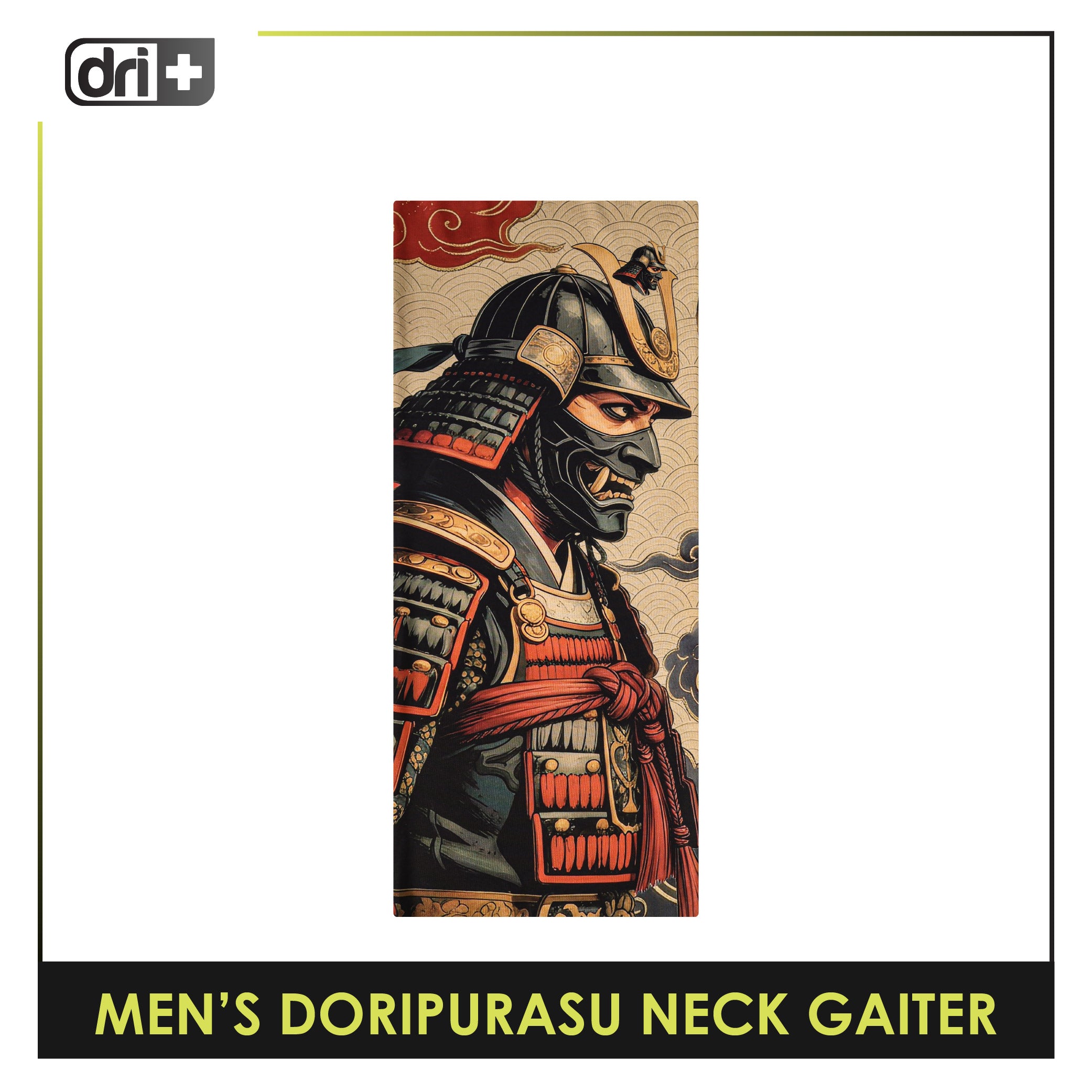 Dri Plus Men's Doripurasu Washable Multi-Functional Moisture Wicking Neck Gaiter 1 piece DUMN611