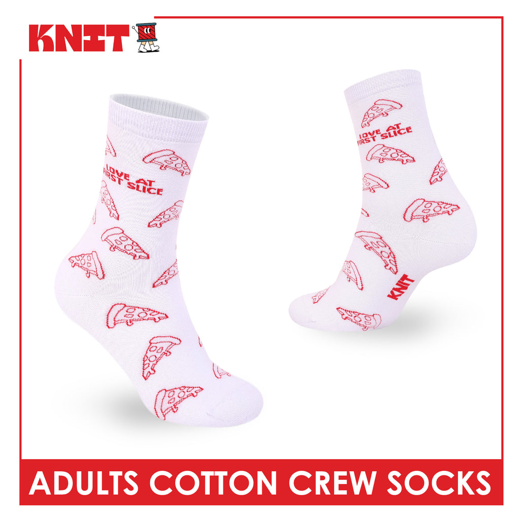 Knit Adults OVERRUNS Cotton Crew Socks 1 pair KMCCO1