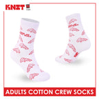 Knit Adults OVERRUNS Cotton Crew Socks 1 pair KMCCO1