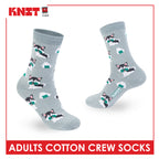 Knit Adults OVERRUNS Cotton Crew Socks 1 pair KMCCO1
