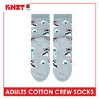 Knit Adults OVERRUNS Cotton Crew Socks 1 pair KMCCO1
