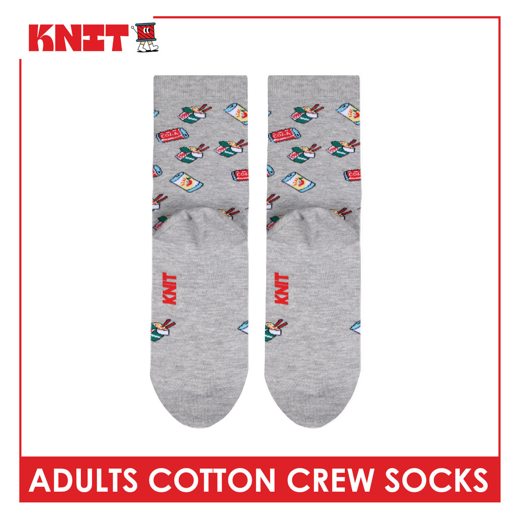 Knit Adults OVERRUNS Cotton Crew Socks 1 pair KMCCO1