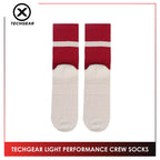 Burlington Men’s Techgear Light Performance Crew Socks 1 pair TGML611
