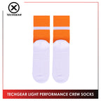 Burlington Men’s Techgear Light Performance Crew Socks 1 pair TGML611