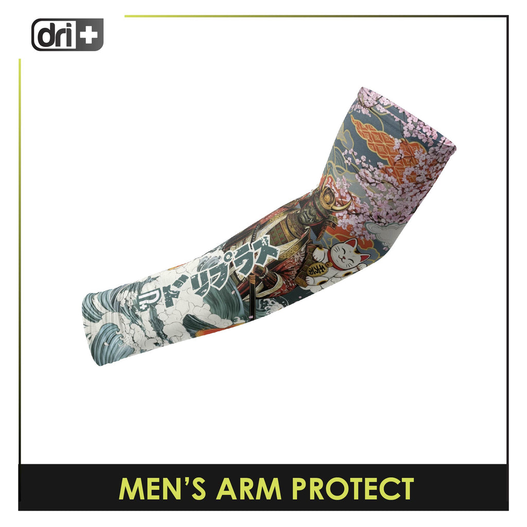 Dri Plus Men’s Doripurasu Sweat Wicking and Odor Free Riders' Arm Protect 1 pair DUMAW611