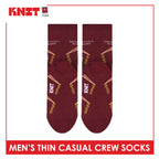 Knit Men's Cotton Thin Casual Crew Socks 1 pair KMC611