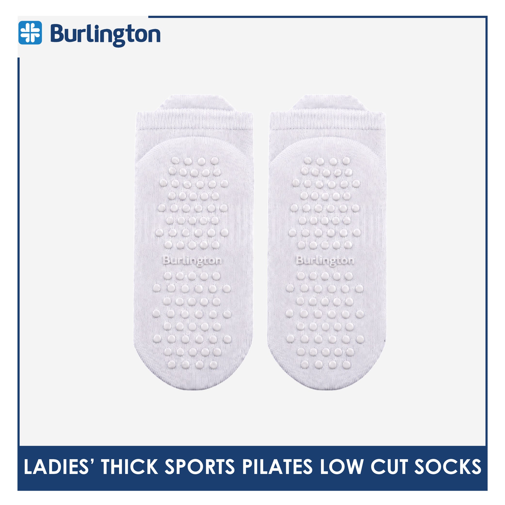 Burlington Ladies’ Pilates Thick Sports Low Cut Socks 1 pair BLGS611