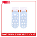 Puma Boys' Gripper Anti Slip Thin Casual Ankle Socks 1 pair PBCR612