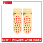 Puma Boys' Gripper Anti Slip Thin Casual Ankle Socks 1 pair PBCR612
