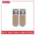 Puma Boys' Gripper Anti Slip Thin Casual Ankle Socks 1 pair PBCR613