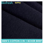 Biofresh | Pokemon Men's Antimicrobial Cotton Boxer Brief 3 pieces in a pack PKMBBG631