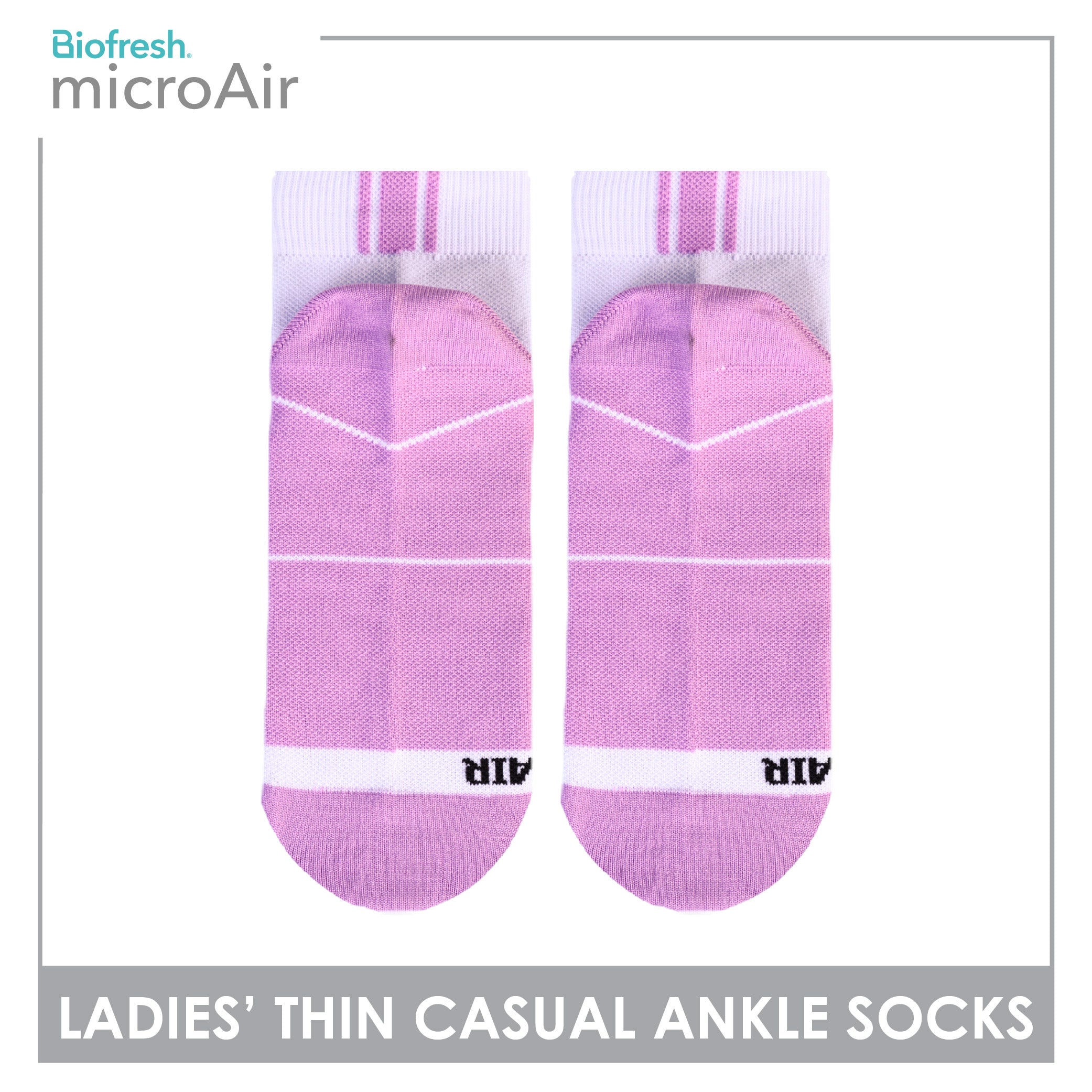 Biofresh Microair Ladies’ Thin Casual Ankle Compression Socks 1 pair MLCP611
