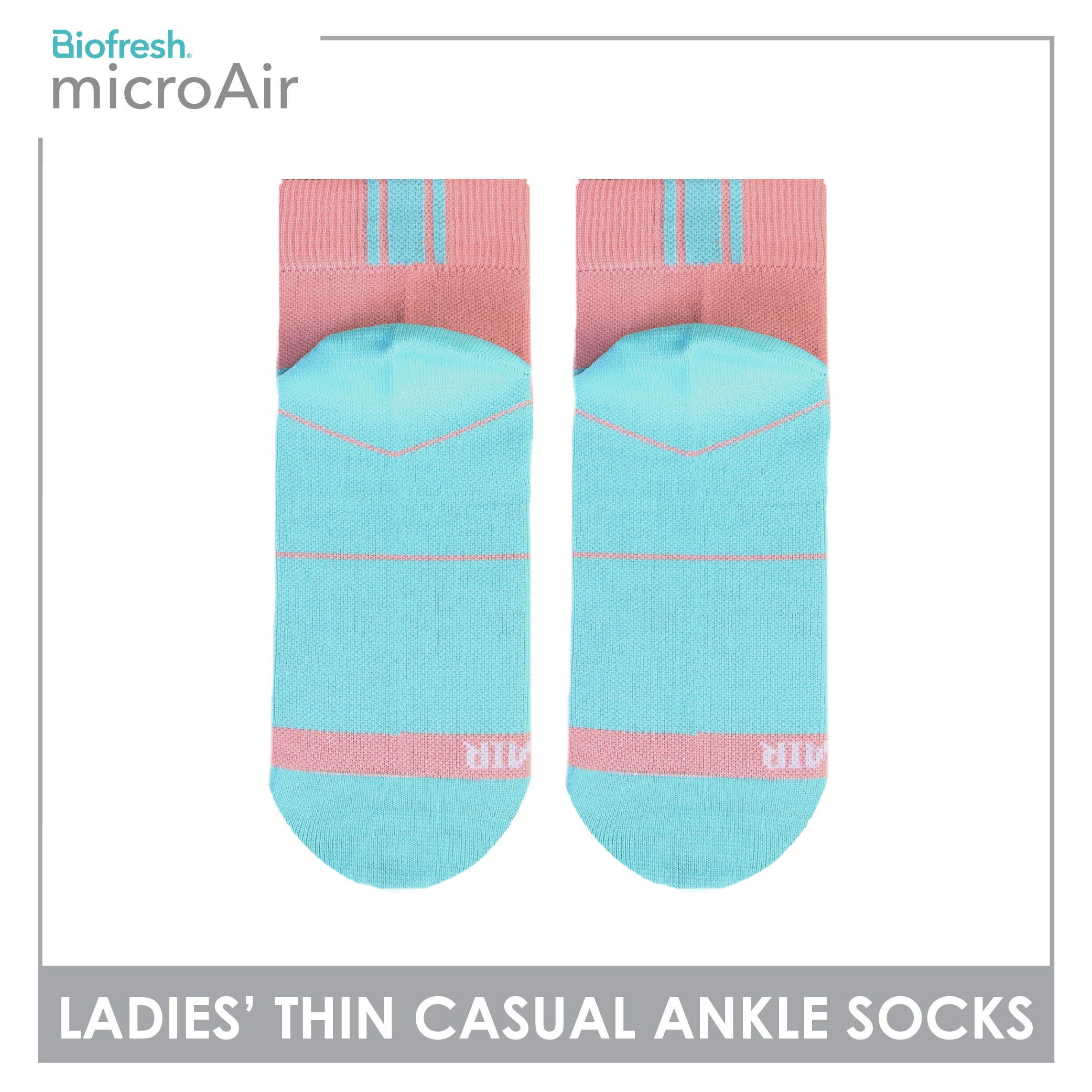 Biofresh Microair Ladies’ Thin Casual Ankle Compression Socks 1 pair MLCP611