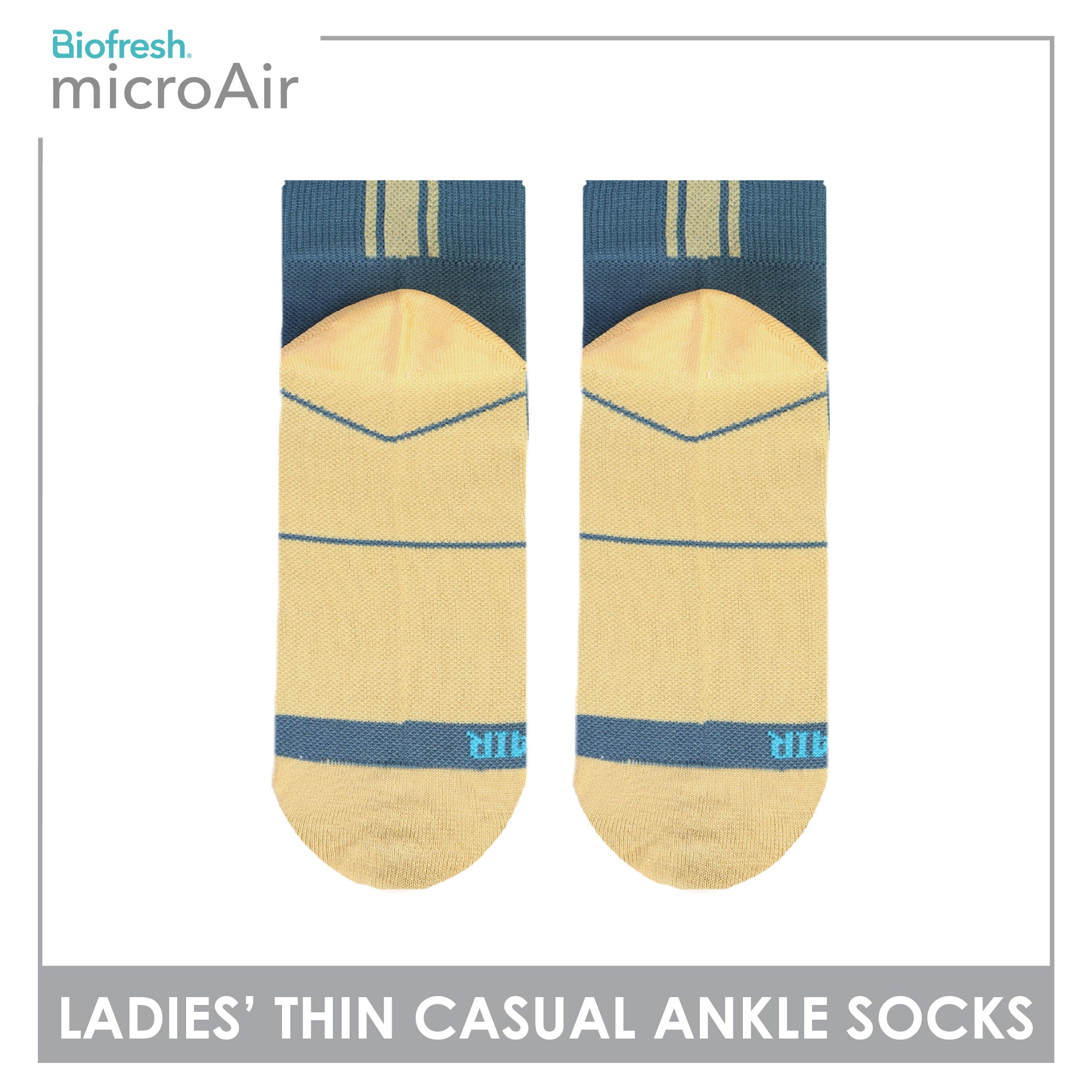 Biofresh Microair Ladies’ Thin Casual Ankle Compression Socks 1 pair MLCP611