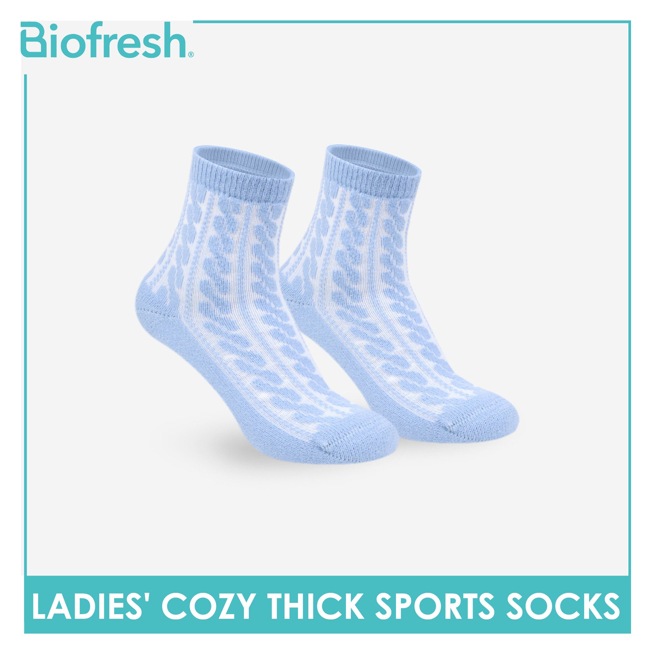 Biofresh Ladies' Cozy Warm Sleeping Thick Sports Socks 1 pair RLSC631